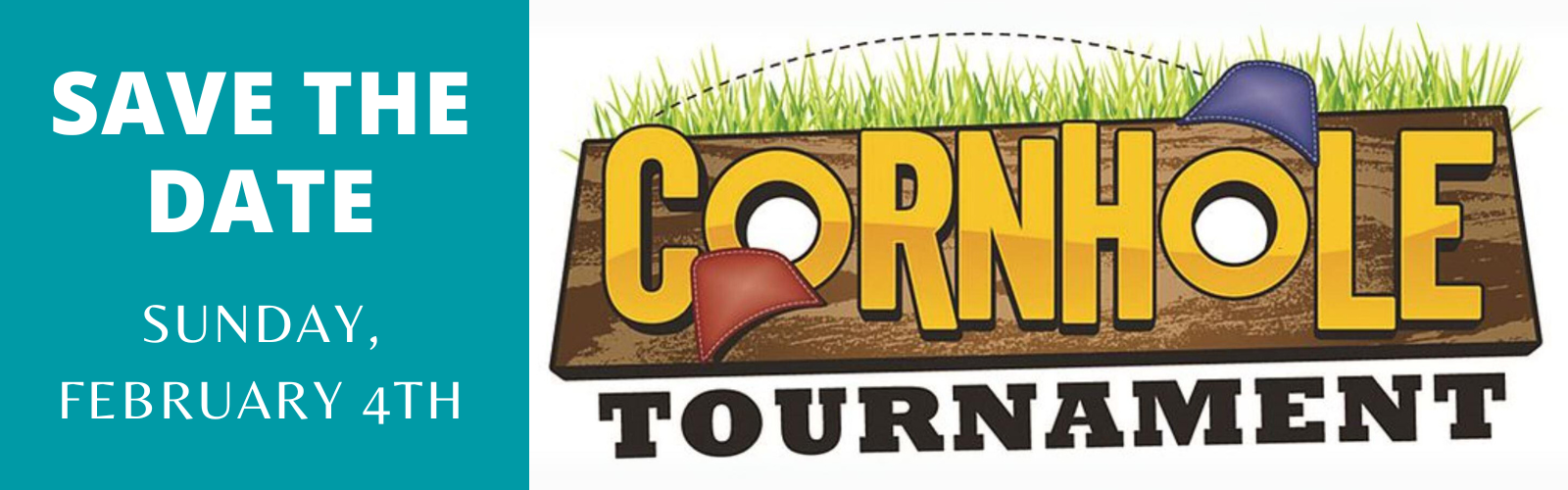 save the date for CVC cornhole tournament
